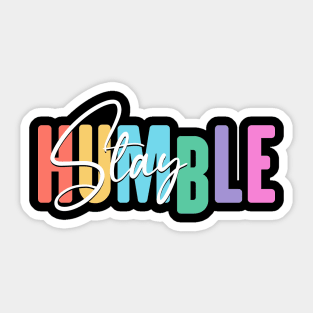 rainbow Humble Sticker